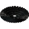 Ekena Millwork Eryn Ceiling Medallion (Fits Canopies up to 4"), 24 3/4"OD x 3 1/4"ID x 1 7/8"P, Black Pearl CM24ENBPS - alternate 2